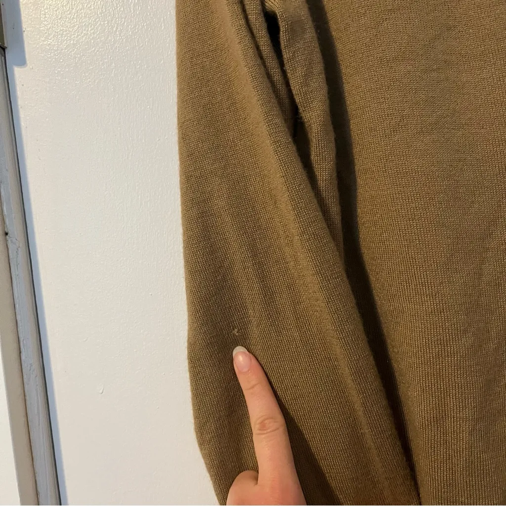 Banana Republic women’s medium Brown Cardigan Sweater button cable knit wool - Image 7