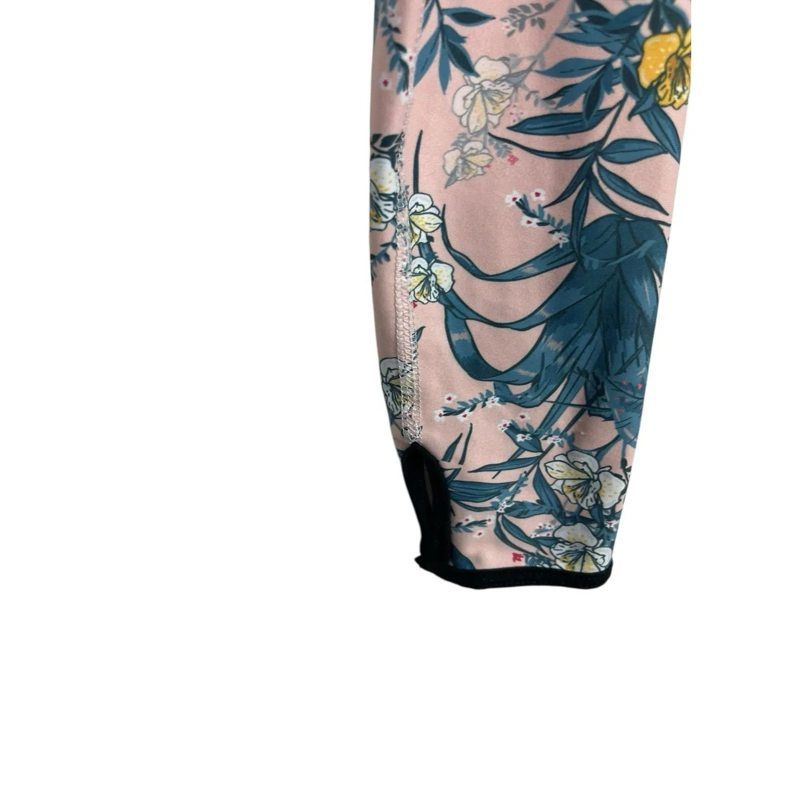 BlackStrap Floral Performance Top Women’s L USA Made Sun Shirt UPF Base Layer Size L - Image 3