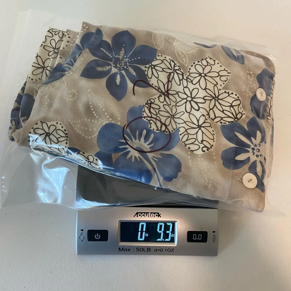 EUC Vintage Valerie Steven’s women’s Hawaiian floral print button up shirt large - Image 7