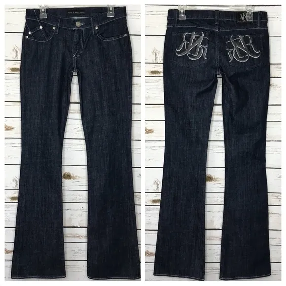Rock & Republic Kasandra Boocut Dark Jeans Sz 27 - Image 2