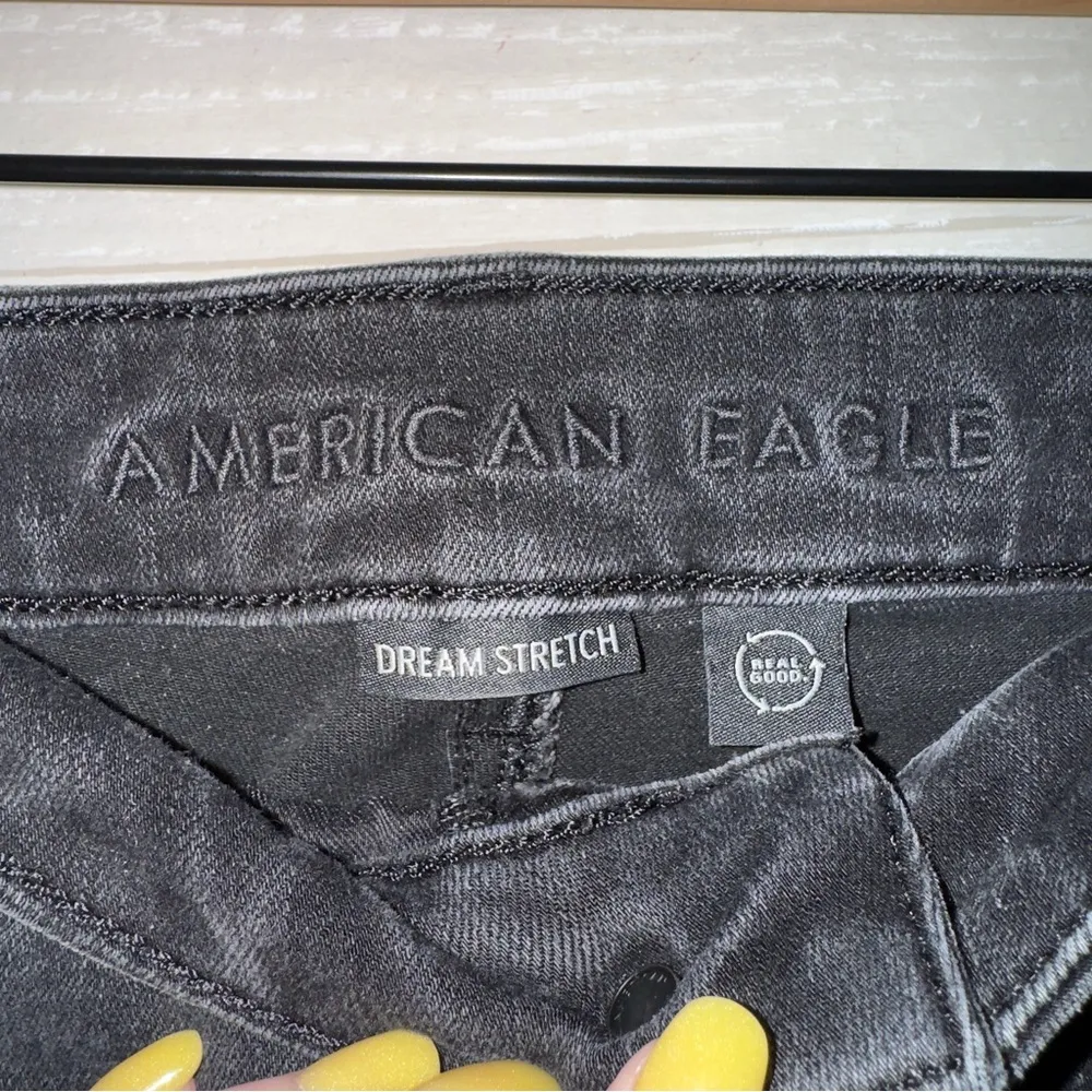 American Eagle Dream Stretch Women's Black High Rise Jegging Skinny Jeans 4 long - Image 3