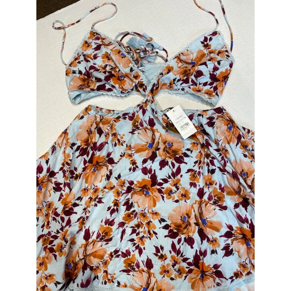 Women's ALEXIA ADMOR Ali Lace Trim Halter Cutout Fit And Flare Dress (b6) - Image 5