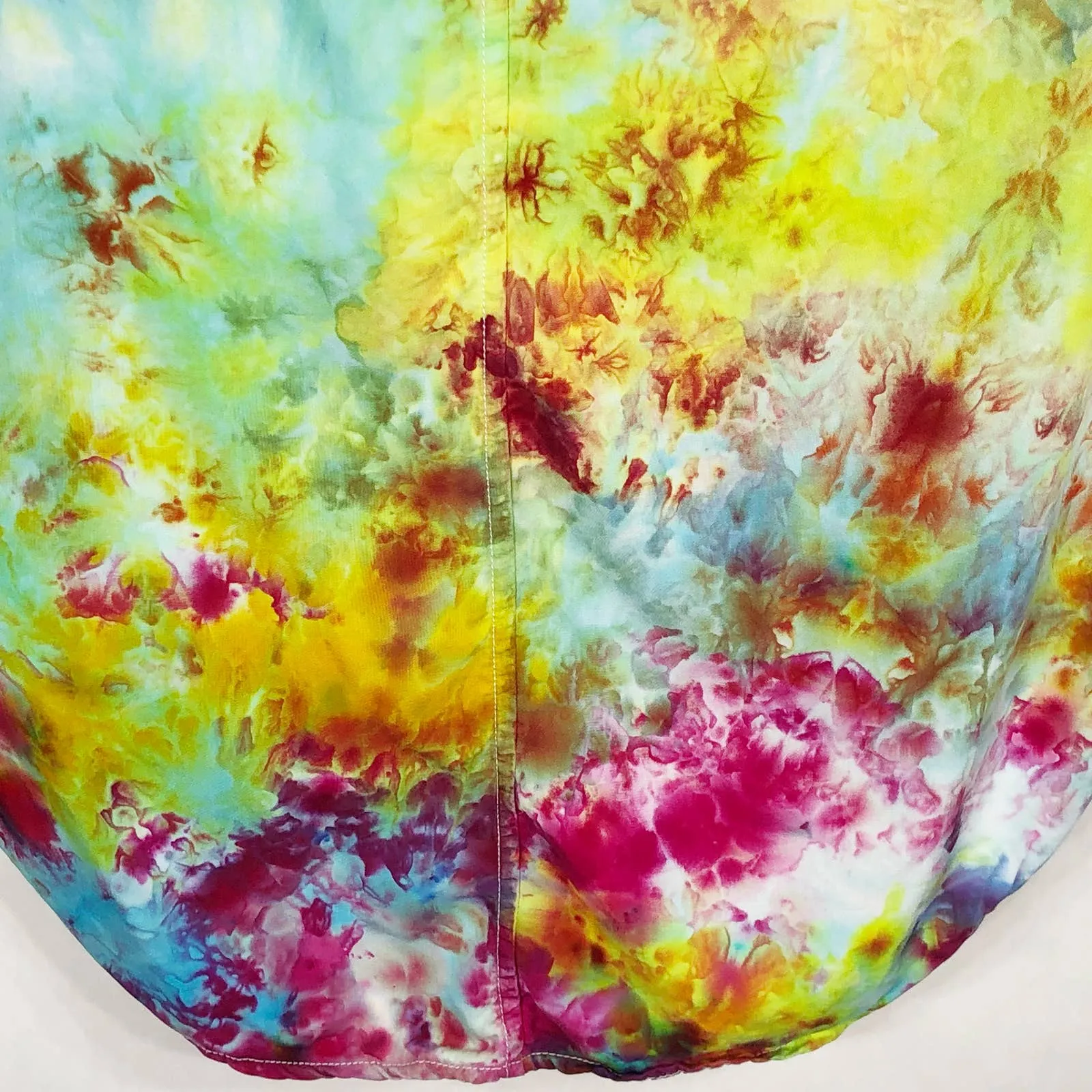 Beach Lunch Lounge Womens Small‎ Top Tie Dye Firework Fancy Handmade Pink 134 - Image 7