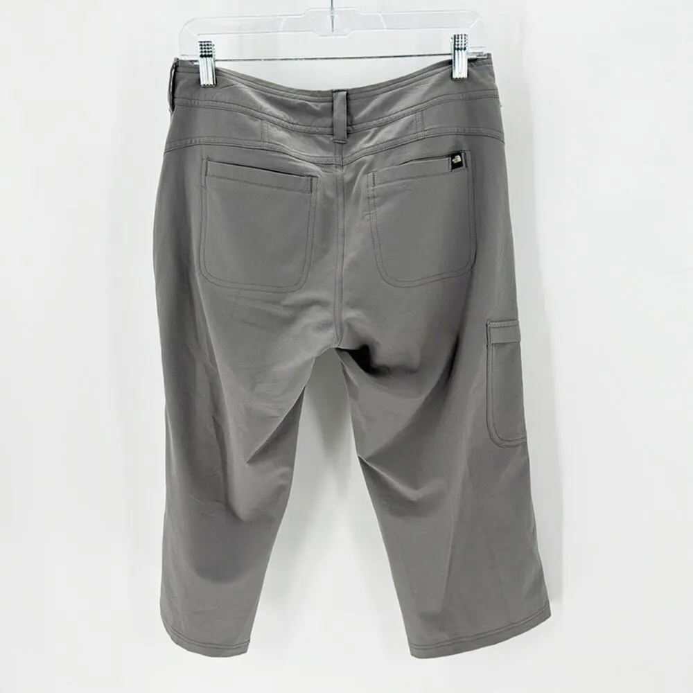 The North Face Gray Cargo Crop Capri Pants gorpcore hiking outdoor travel size 6 - Image 2