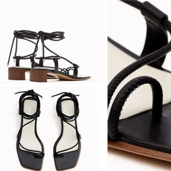 Rag & Bone Cindy Tie in Black - Image 2