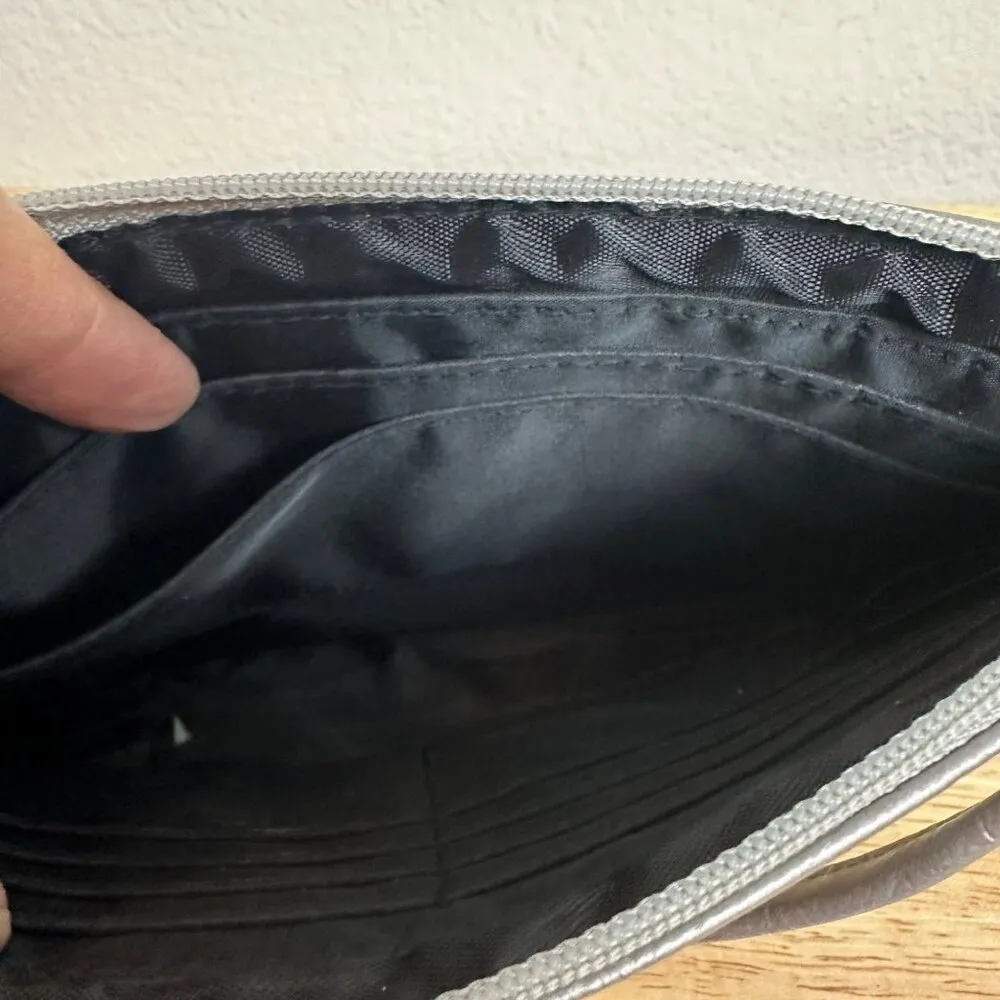 Franco Sarto Metallic Gold Falk Leather Crossbody Bag - Image 9