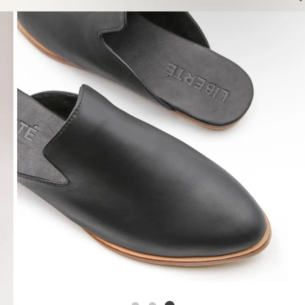 New Liberte Leather black the Modern Mule. Size 8 - Image 3