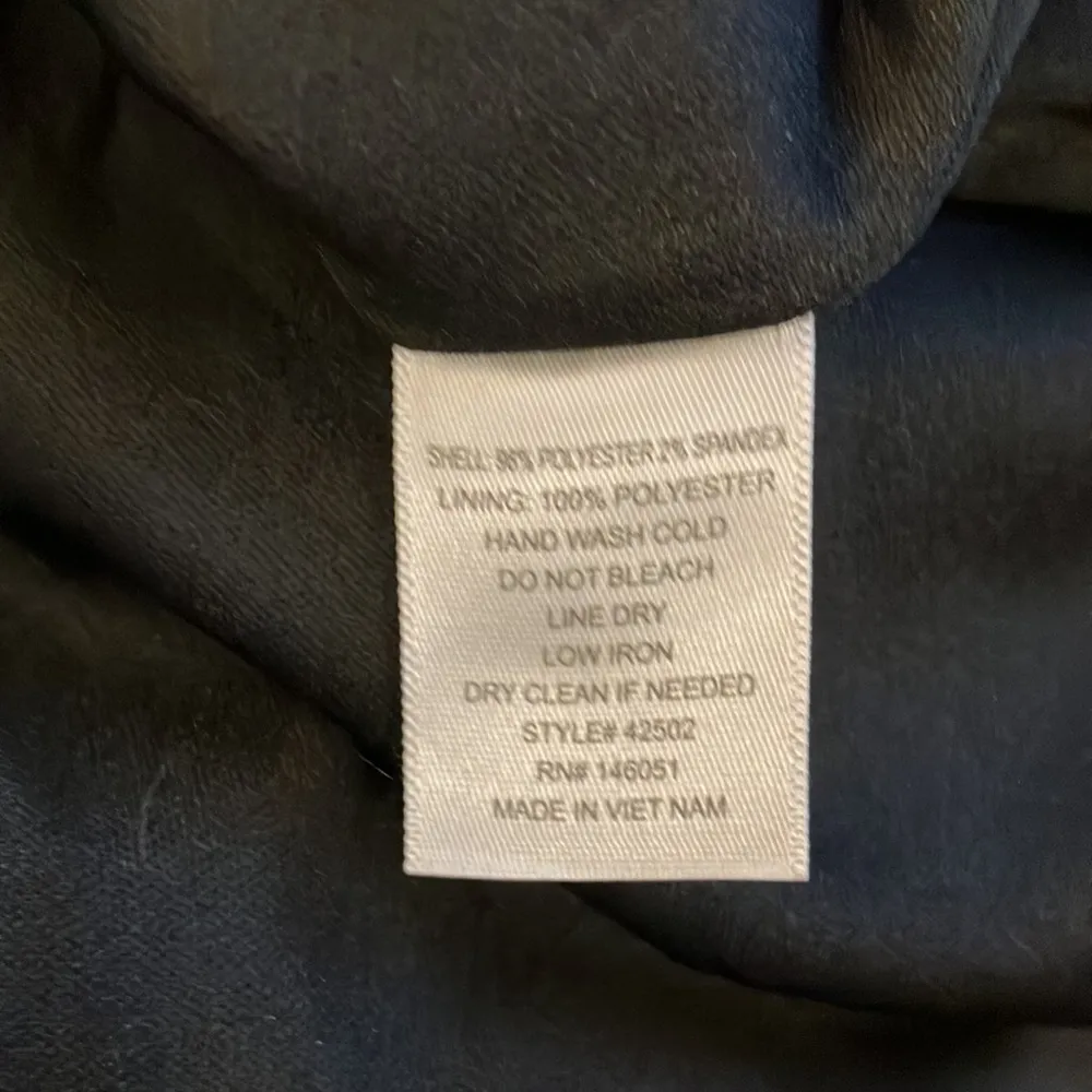 Monteau  black/white romper with zipper pockets side splits on legs 5G - Image 7