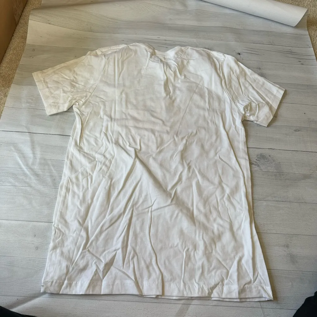 Bella Canvas More Than a Test Score Tee White Women’s Medium NWOT - Image 3