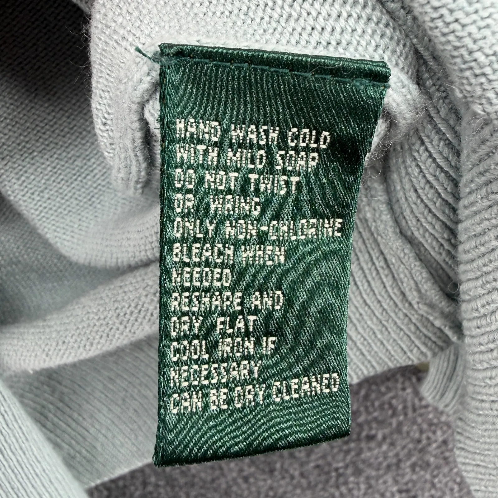 Ralph Lauren Lt Blue Silk Cashmere Cardigan Tank Sweater Twinset Luxury Large - Image 12