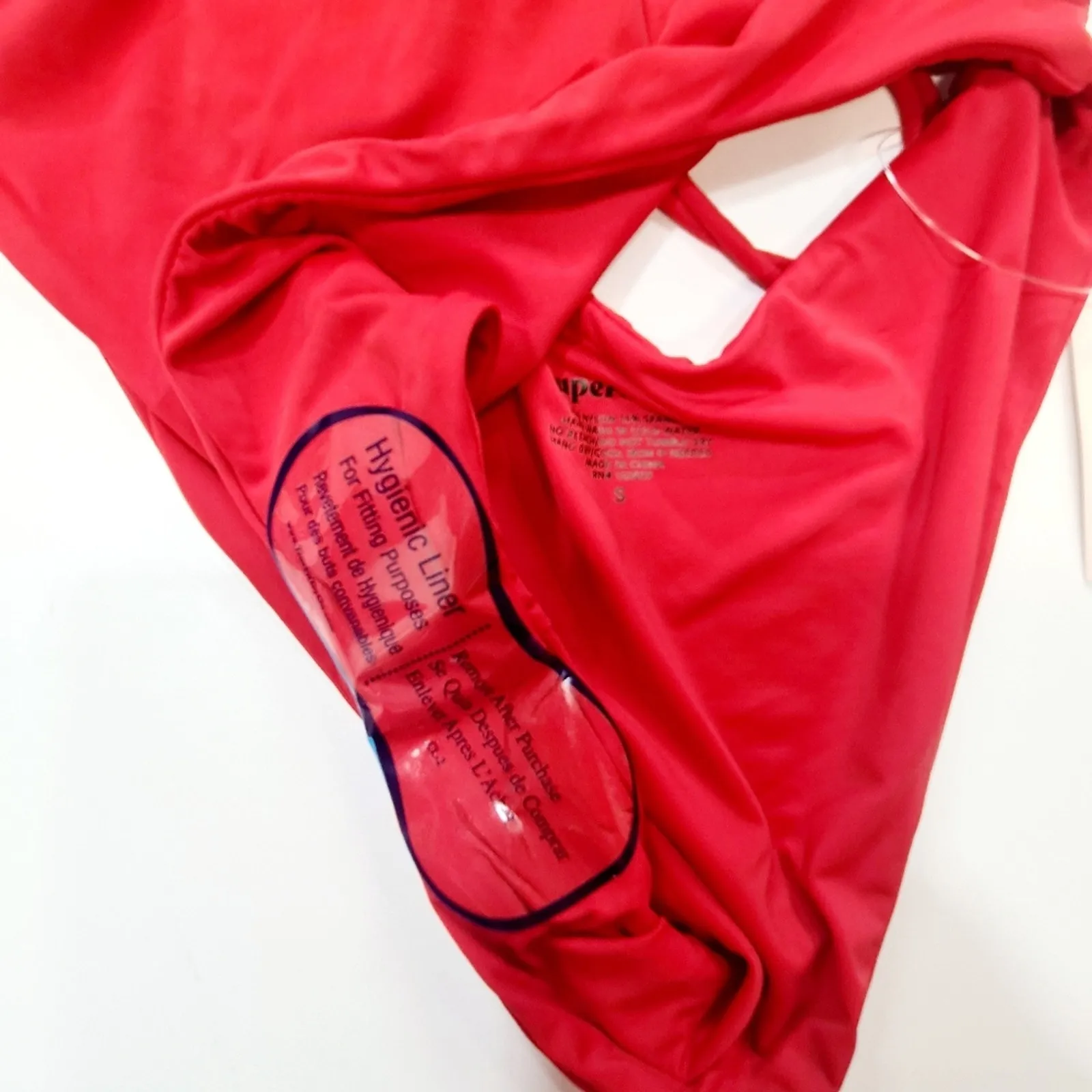 Superdown Rose One Piece in Red Small - Image 6