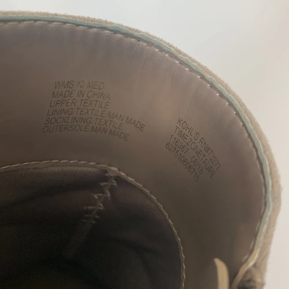 Apt. 9 Timezone Taupe Ankle Boots Size 10 - Image 14