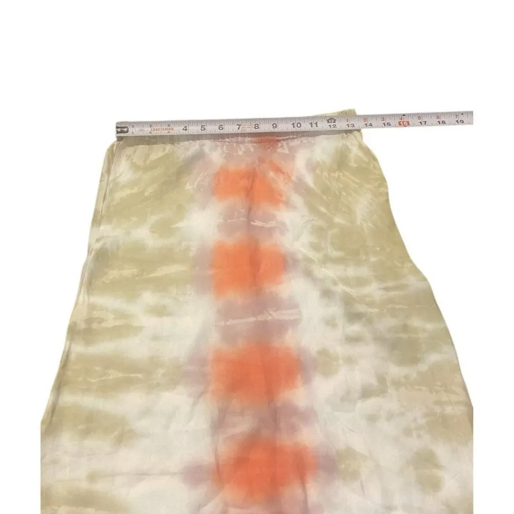 Young, Fabulous & Broke Skirt S Viscose Asymmetric Hem Marguax‎ Orange Y2K - Image 6