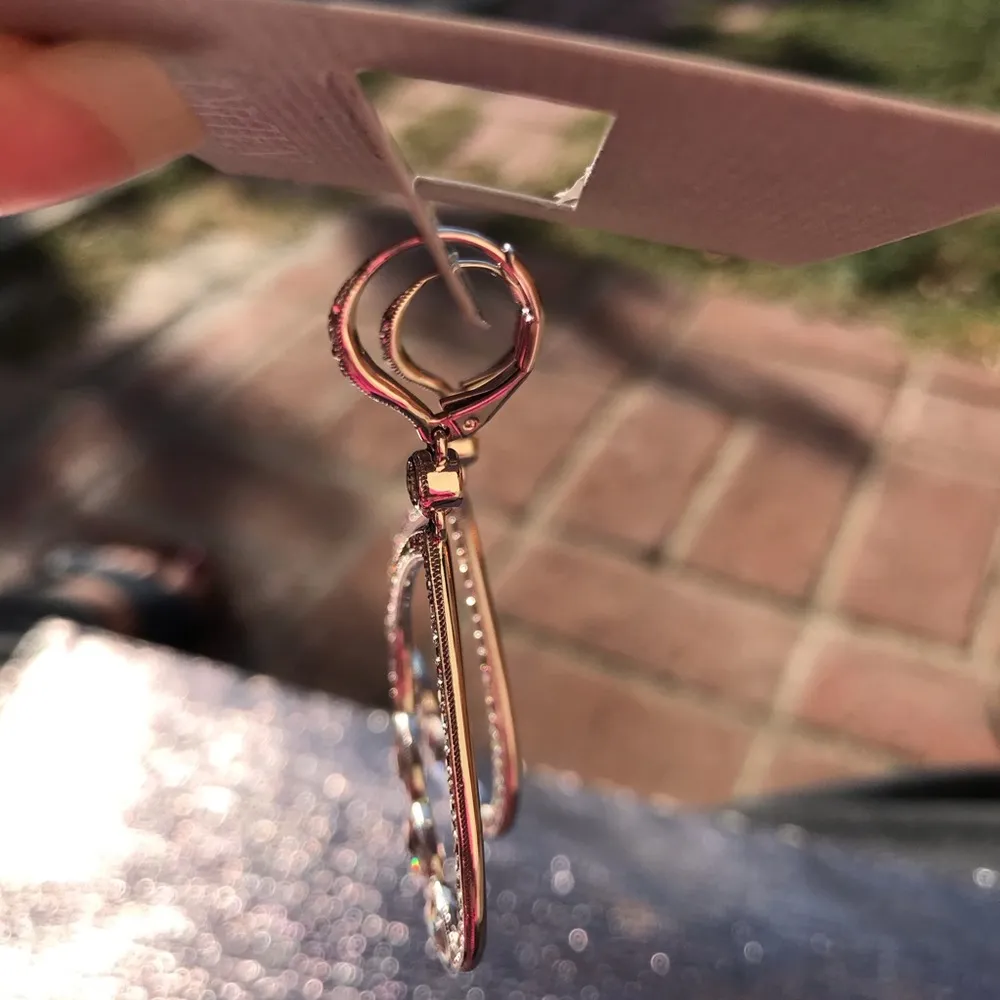 Nadri Tear Drop Earrings - Image 2