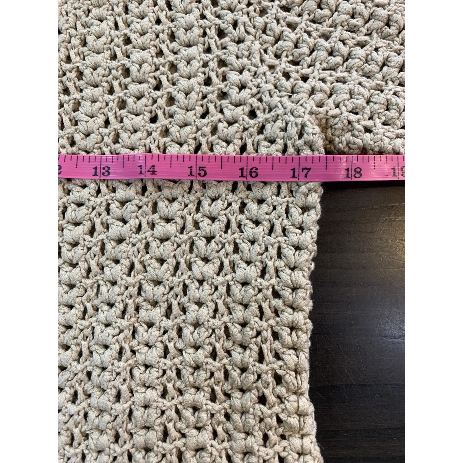 Talbots Sweater Womens Petites Small Neutral Hand Knit Cardigan Button‎ Preppy - Image 7