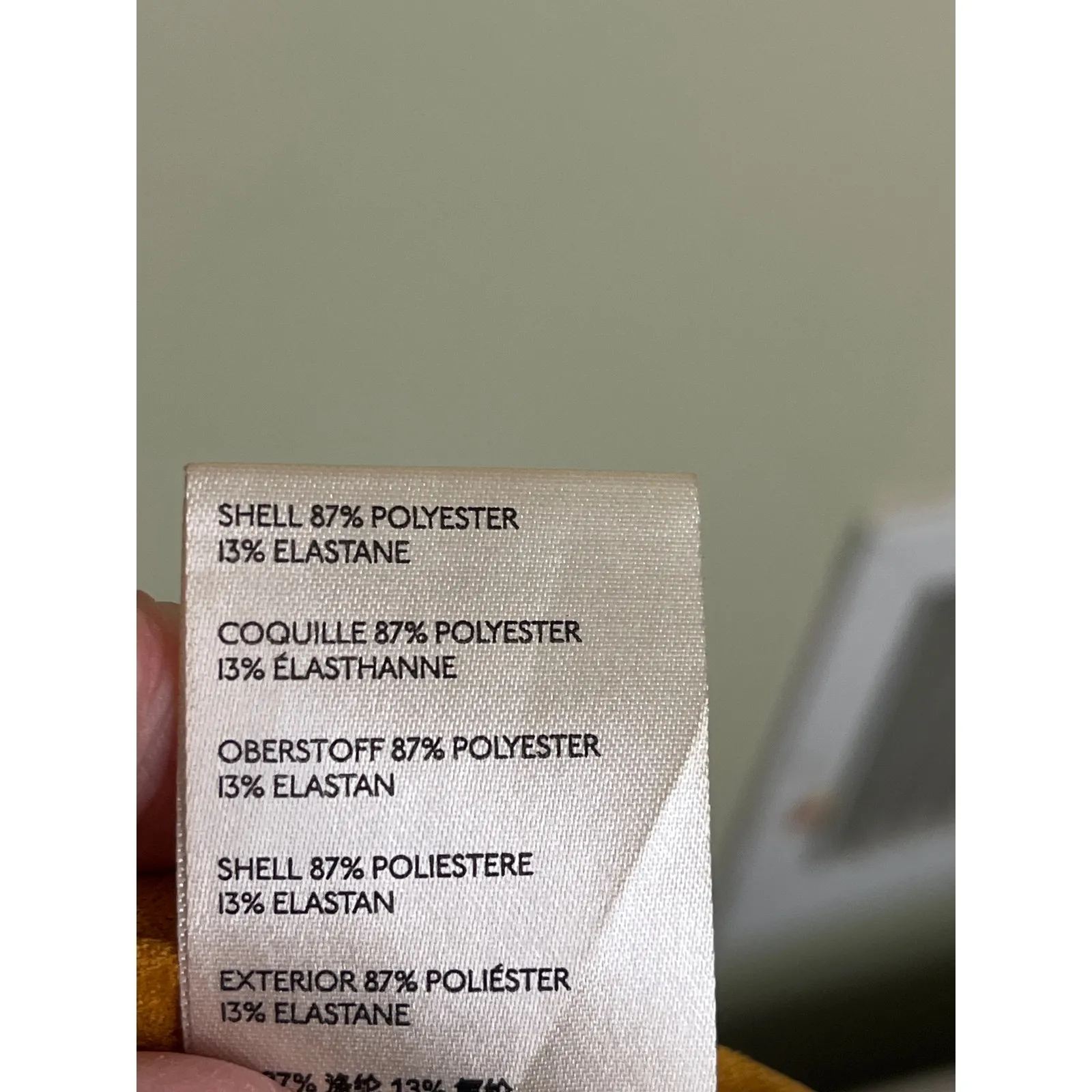 Anthropologie Maeve Cosima Flouce Faux Suede Midi High Low skirt, size 14 - Image 7