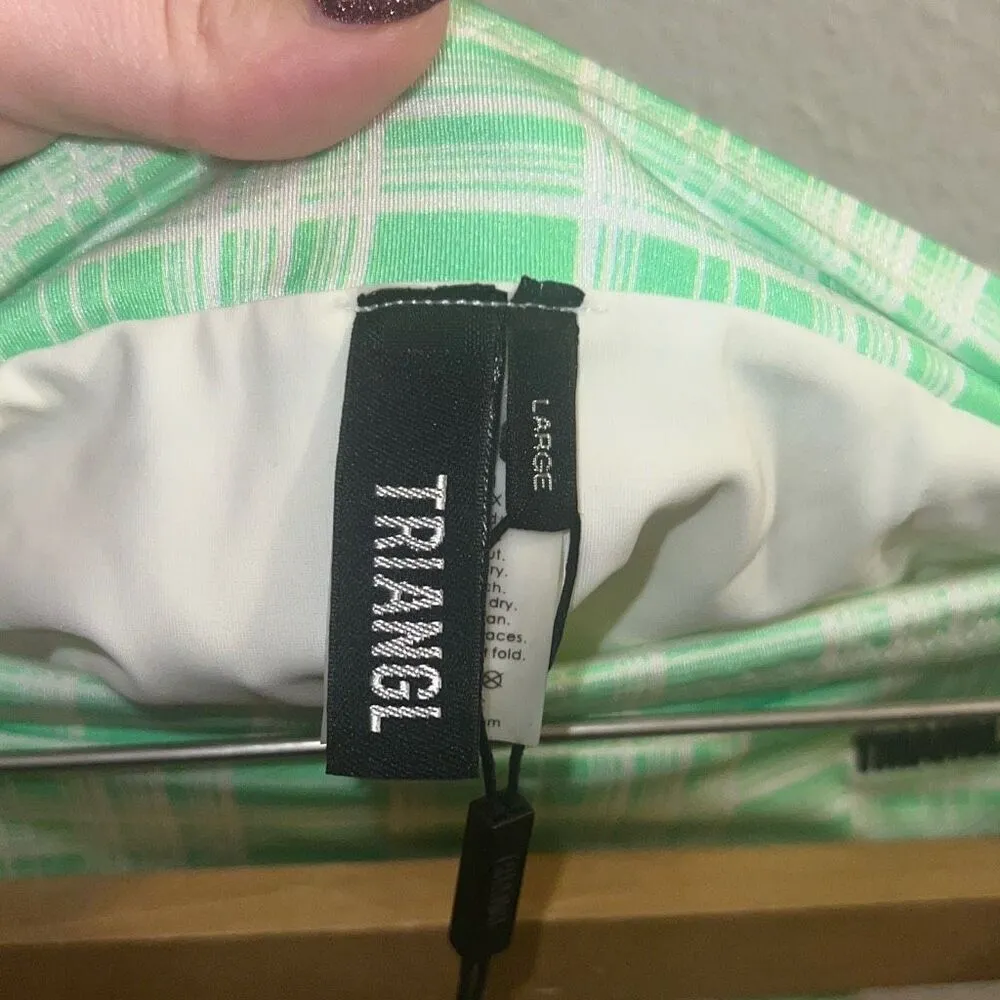 ✨Triang Green Luna Plaid Bikini Sz Large Bottoms✨ - Image 7