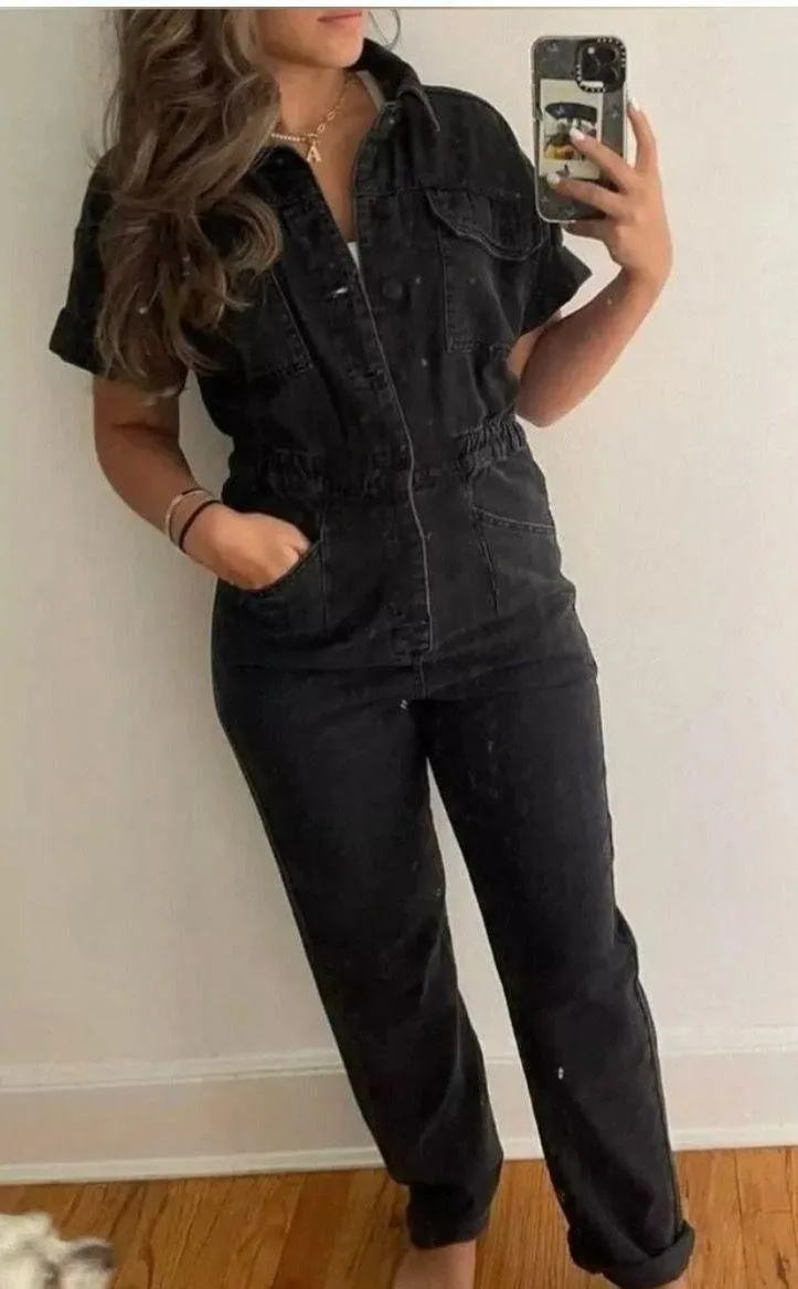 Denim Marci Jumpsuit XS - Image 3