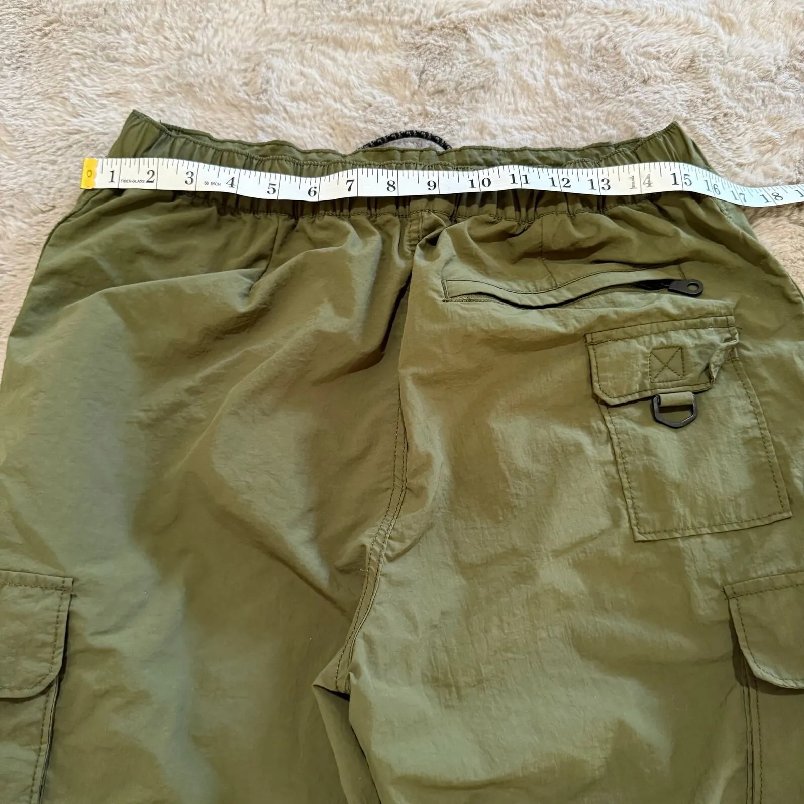 LCKR Olive Green Cargo‎ Jogger Women’s Pants Size L Outdoor Pockets Size L - Image 10