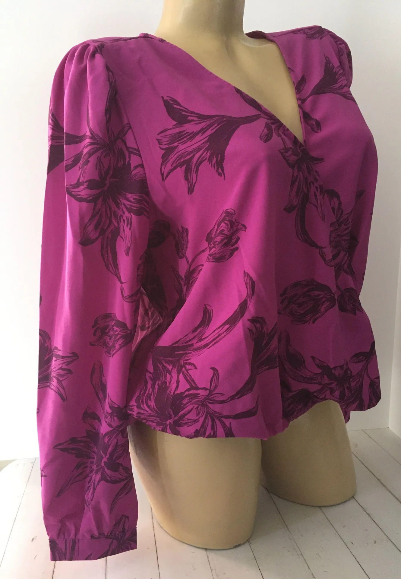 Purple Blouse, Medium - Image 3