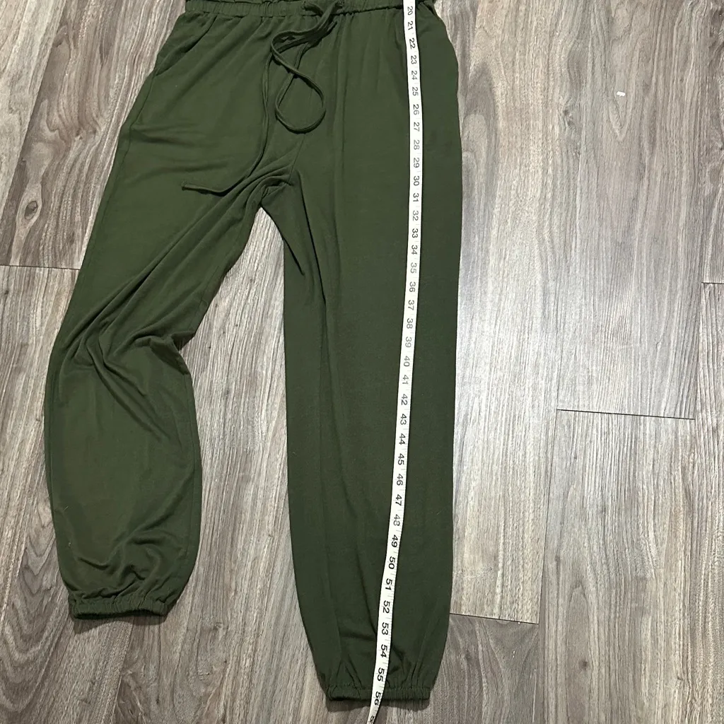 Elegant Olive Women's Jumpsuit Green Size M - Image 6