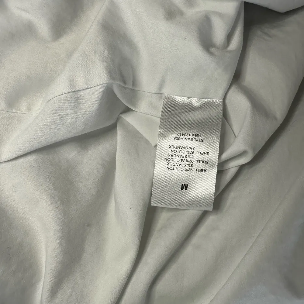 Elegant White Spaghetti Strap Dress size Medium - Image 4