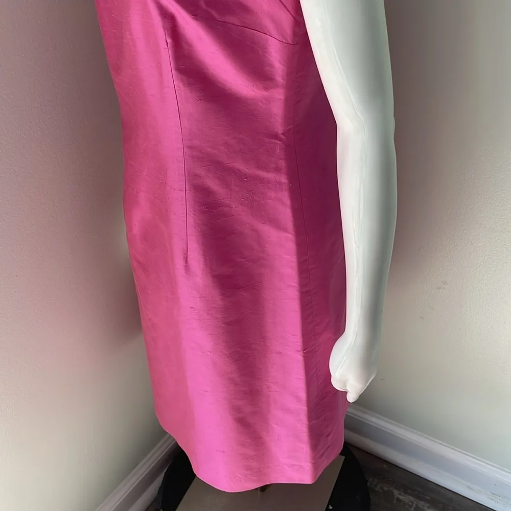 Elliott Lauren pink silk shift dress - Image 3