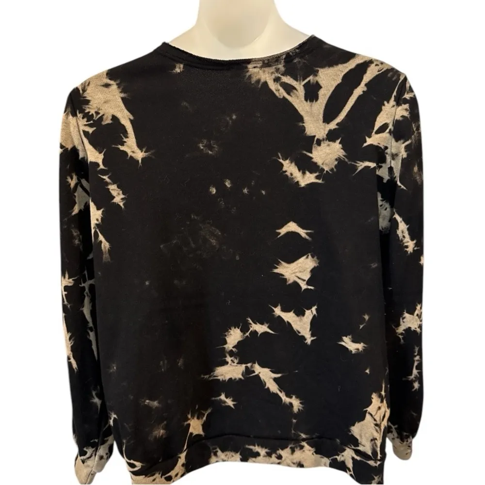 POL Distressed Tie Dye “Beach Bum” Sweatshirt oversized - Image 2