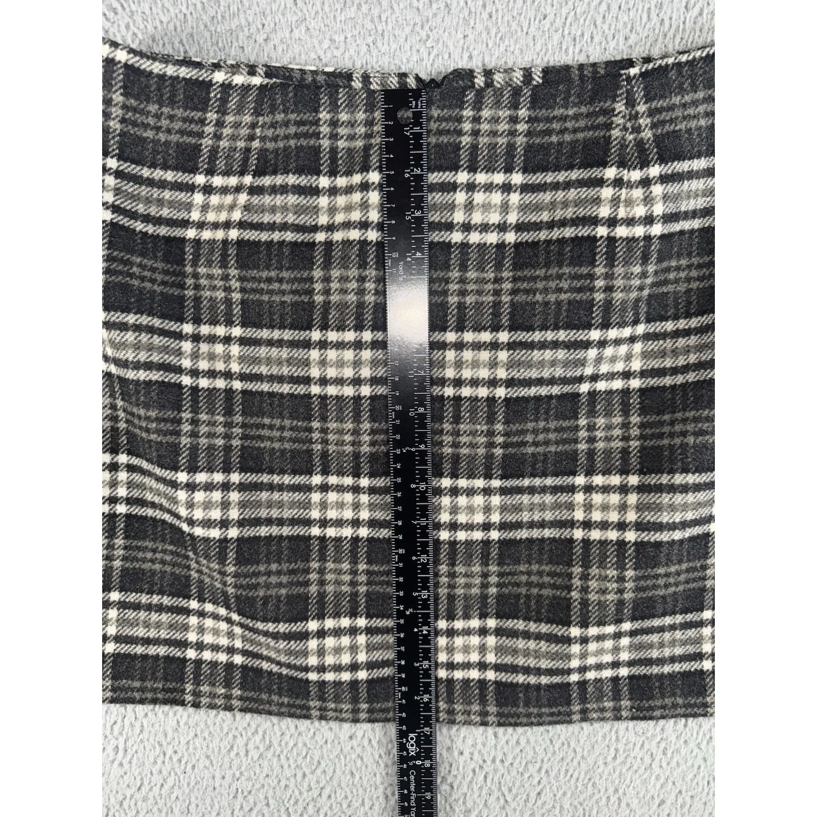Vintage Mini Skirt Women 16 Wool Plaid Lined‎ Academia Y2K Clueless Mean Girls - Image 5