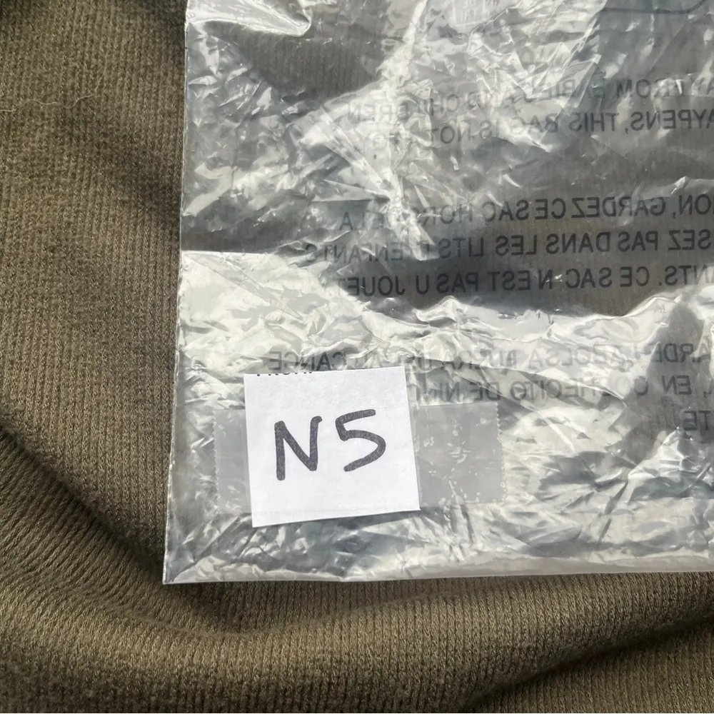 Women's Long Sleeve Round Neck Side Tie Pullover Top - A New Day - Green Large - Image 8