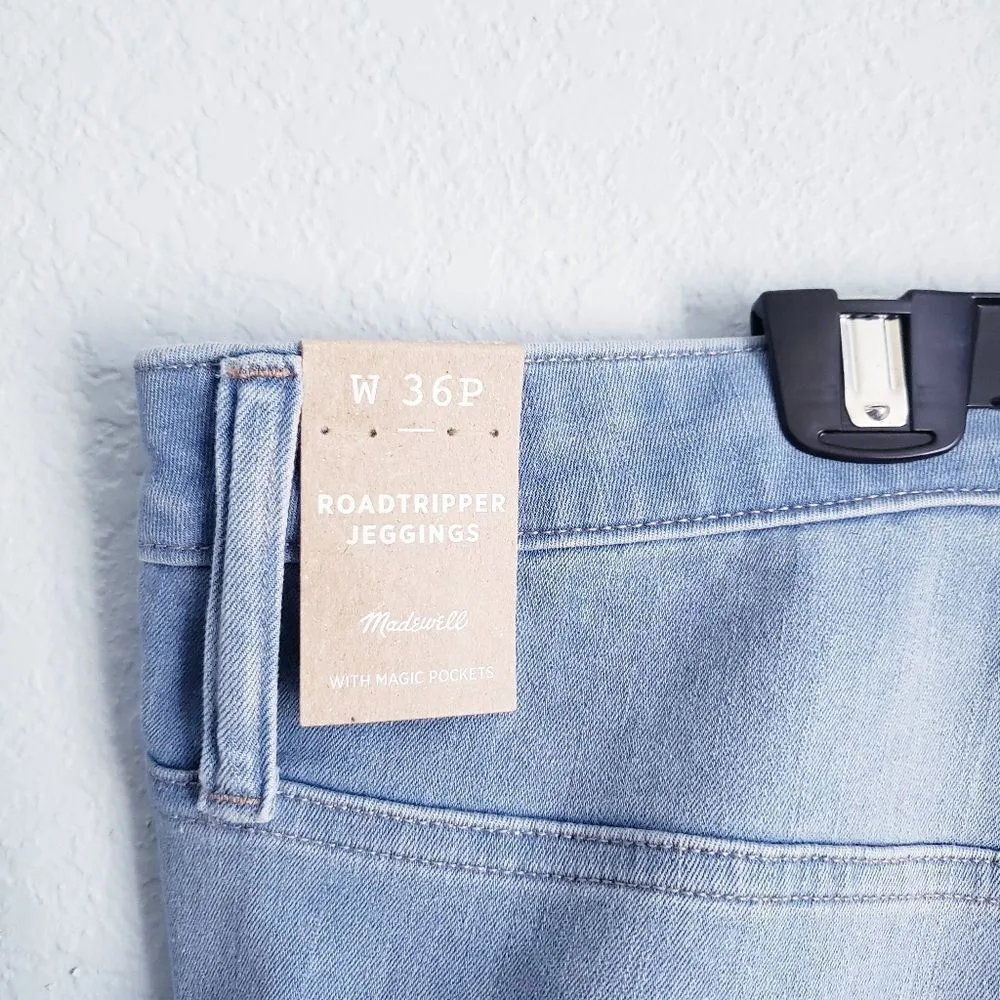 Madewell Plus Light Wash High Rise Roadtripper Jeggings - Image 7