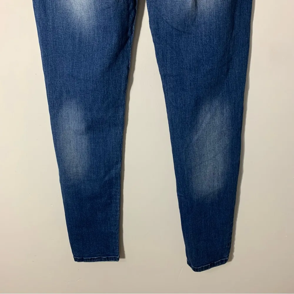 Kancan Mid Rise Skinny Distressed Jeans Size 7/27 Blue - Image 10