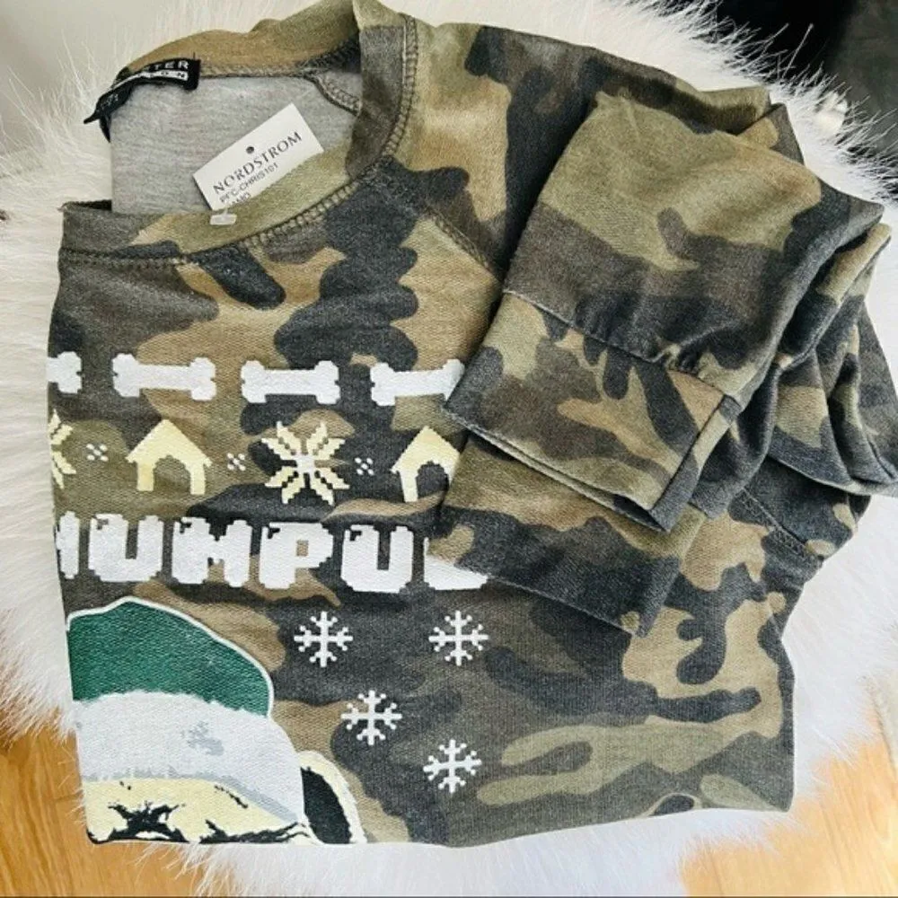 PRINCE PETER BAH‎ HUMPUG UGLY SWEATER CHRISTMAS, Small, NWT White - Image 7