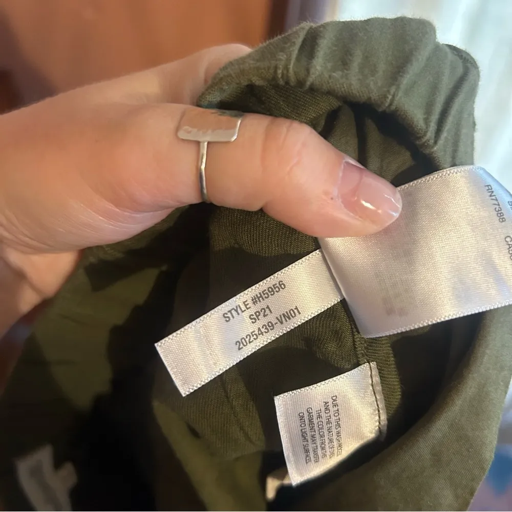 Madewell Pull-On Shorts Desert‎ Olive Green Cotton Blend NEW Size S - Image 5