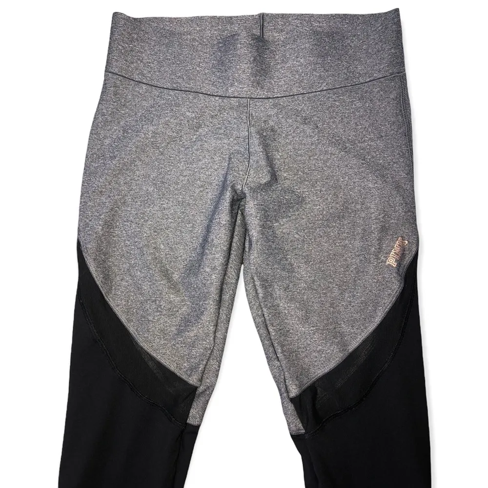 Victoria's Secret Pink Ultimate Bonded Legging Gray/Black - Image 4