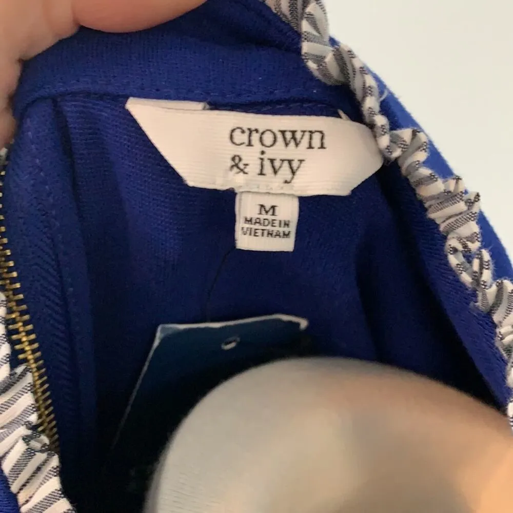 Crown & Ivy Moroccan Market 3/4 Sleeves Top Sz M - NWT - Image 5