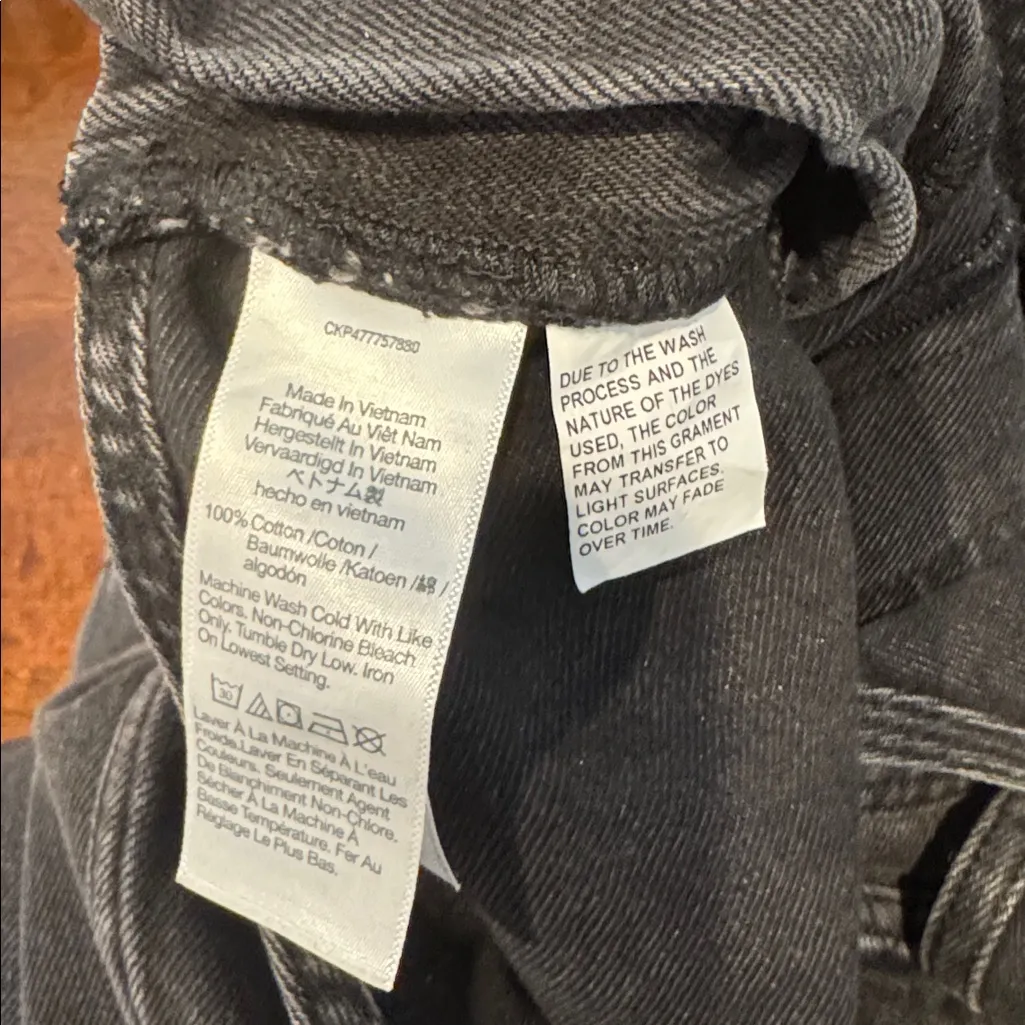 Madewell Denim Oversized Carpenter Overalls Size M - Image 8