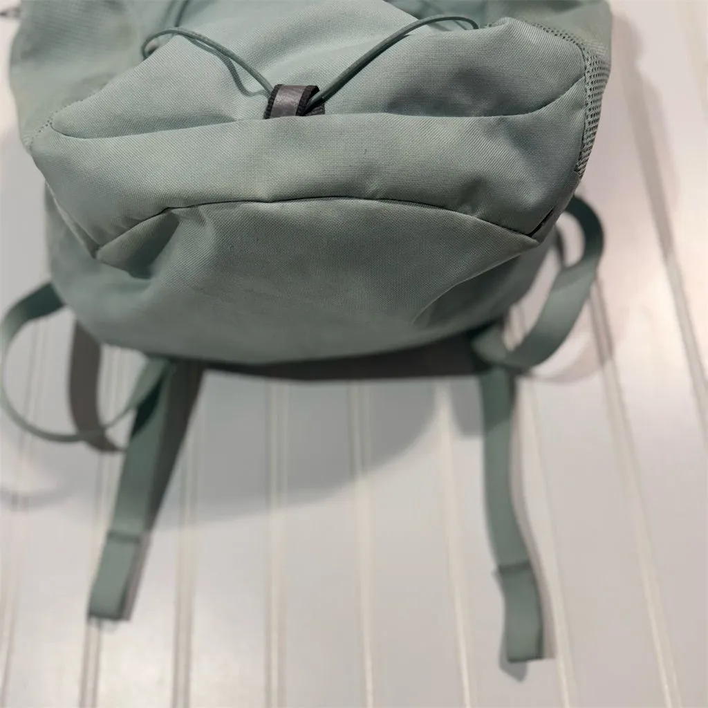 The North Face Jester Backpack Green Burgundy Logo Laptop School Hiking Bag - Image 5