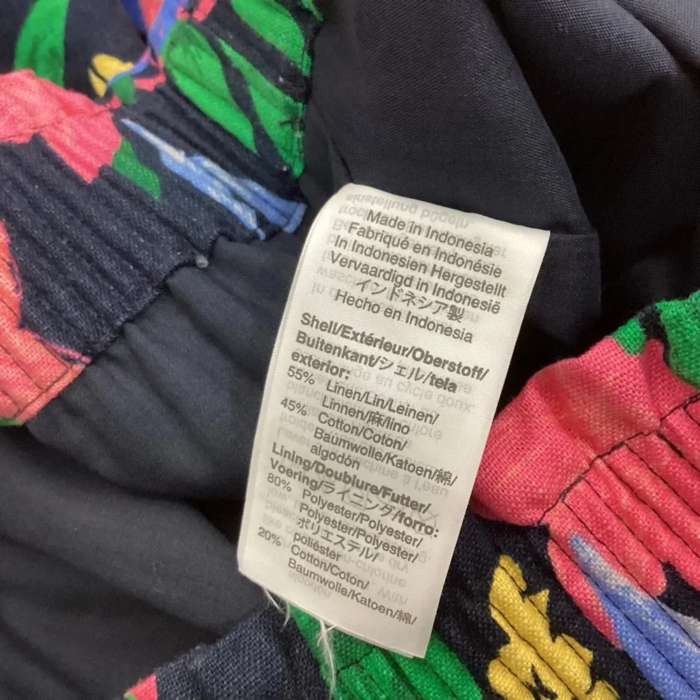 J. Crew Printed Linen Cotton Skirt Size 8 - Image 10