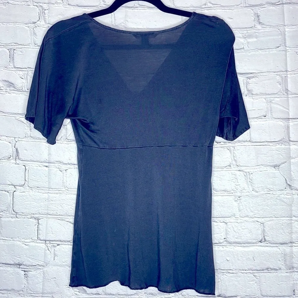 Banana Republic Silk & Modal Black Baby Doll top size XS - Image 3