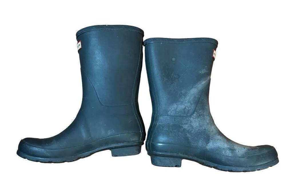 Hunter tall charcoal gray women’s sz 8 boots - Image 6