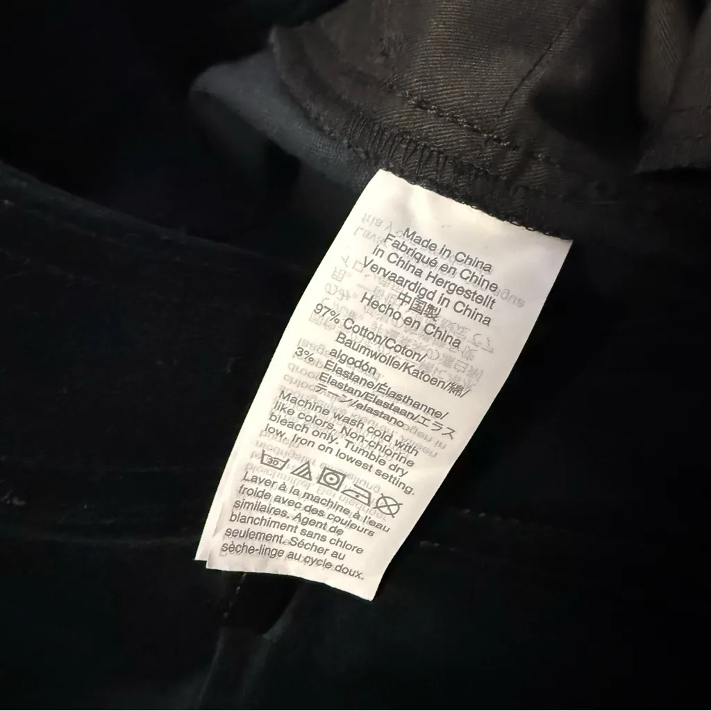 J.Crew Straight Leg Velvet Pants Black Size 6 NWT Style AQ839 - Image 5