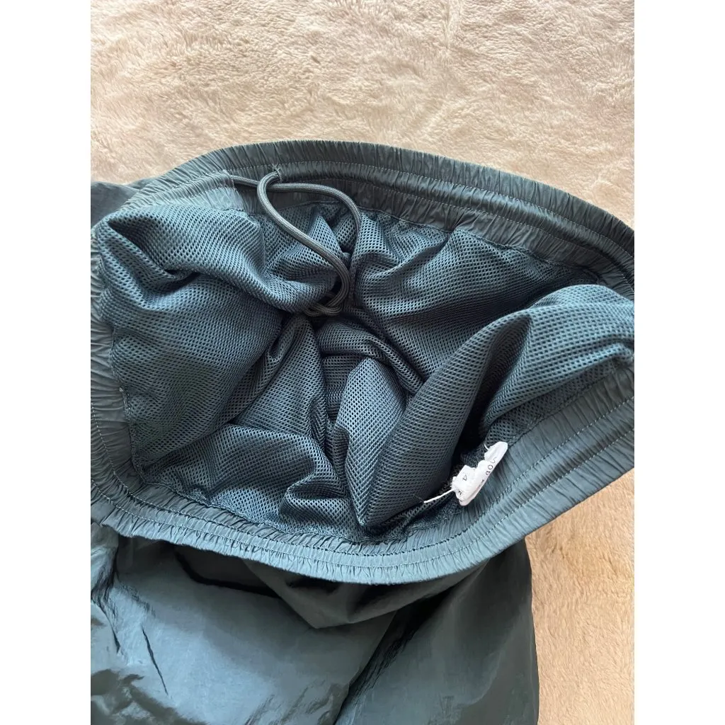 Good American Womens Windbreaker & Matching Pants Set Size 3 Dark Green Nylon - Image 14