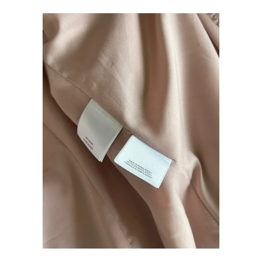 Anne Klein Blush Pink Trench Over Coat Size 4 - Image 6