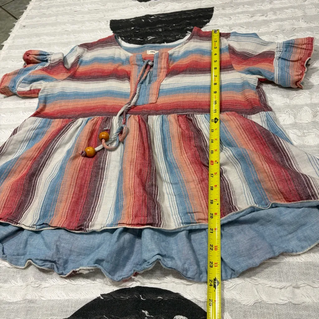 Warm by Tracy Feith Top Size 1 US S Striped T - Image 11