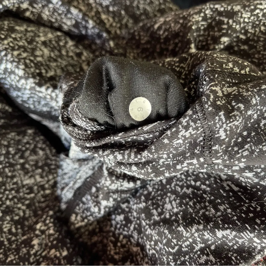 Lululemon Wunder Under High Rise Yoga Leggings T30416 Heathered Black Gray 6 - Image 8