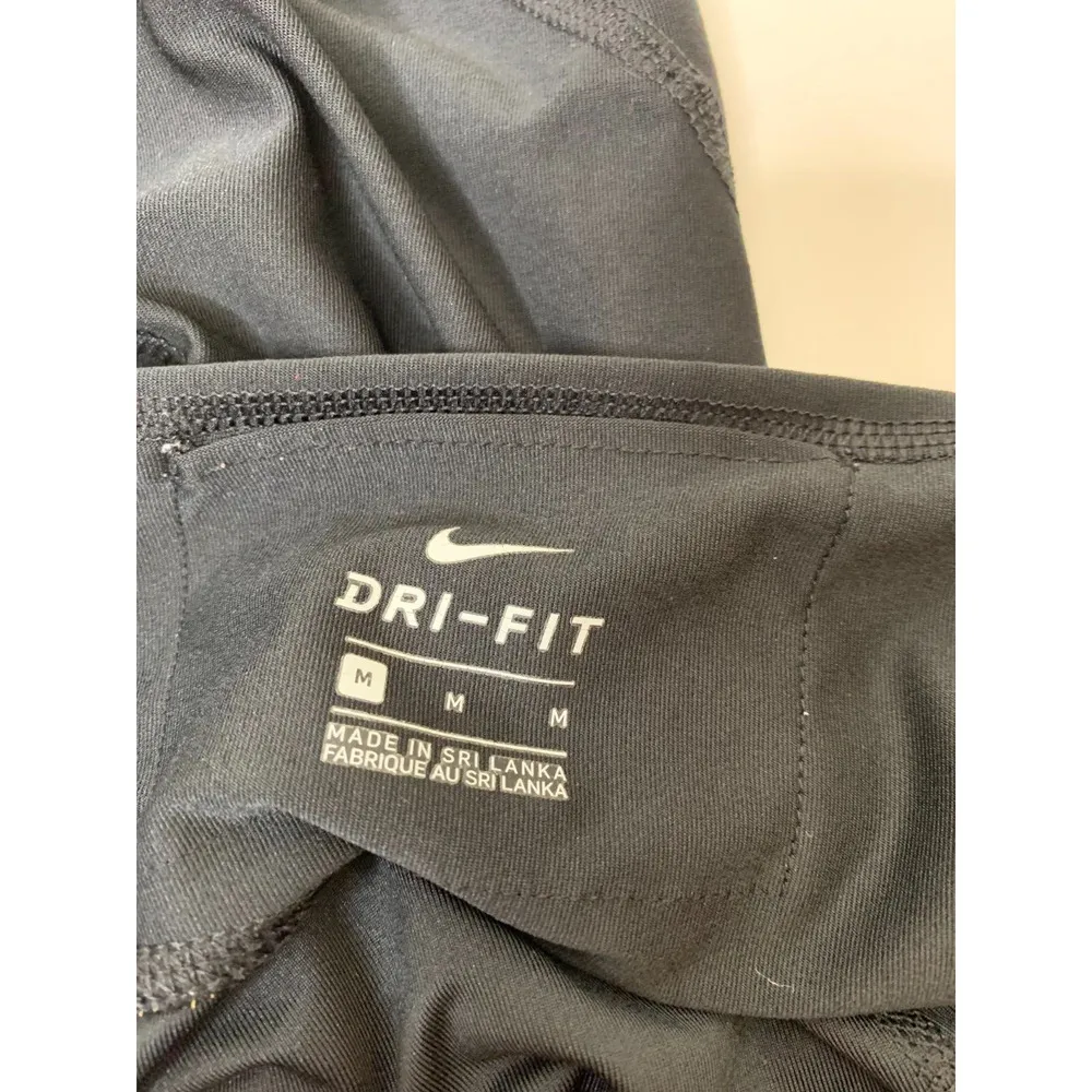 Nike Size M Dri-Fit Power Panel Wrap Tights Training Active Black 923294-012 - Image 5