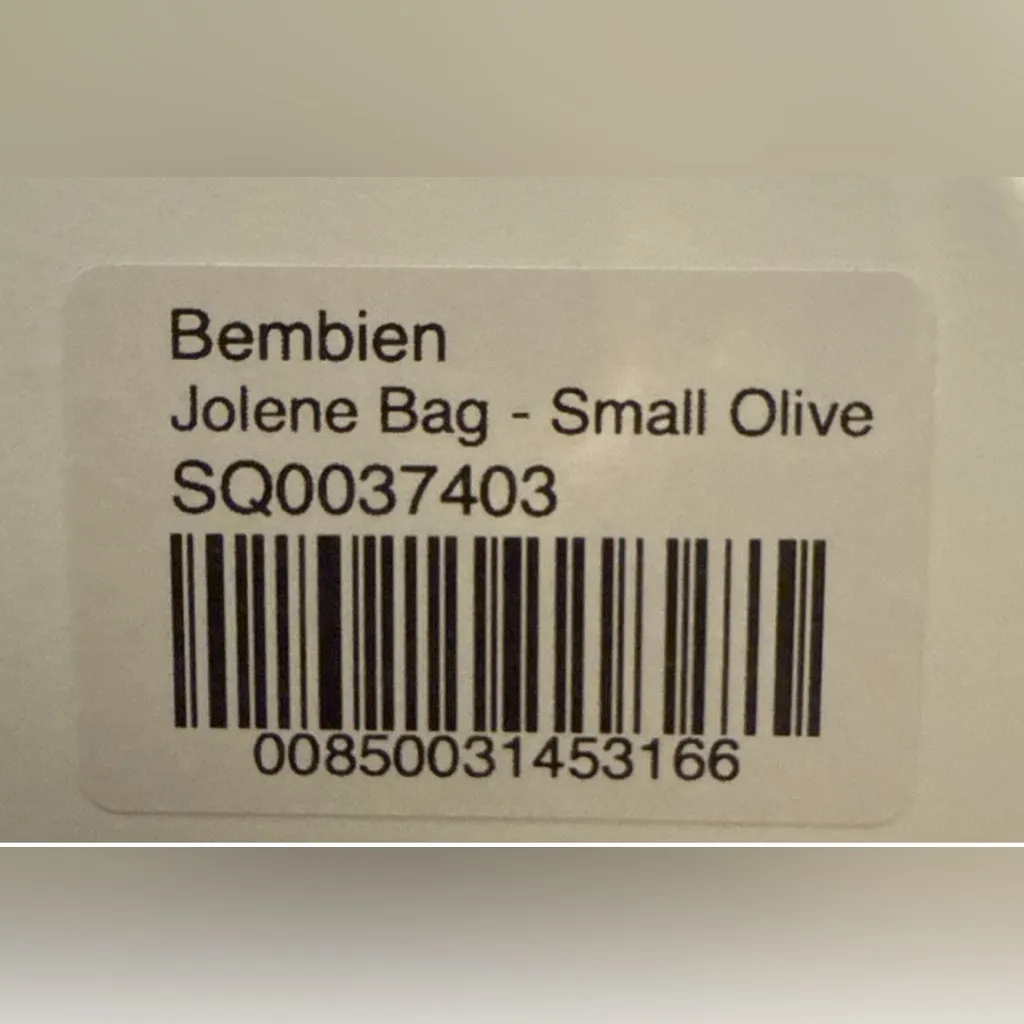 Bembien Jolene Small Olive Geometric Woven Tote with Handles New With Tags Green - Image 8