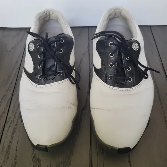 Footjoy women's golf shoes 6. Lace up spikes. Footjoy Lopro collection.  Some we - Image 2