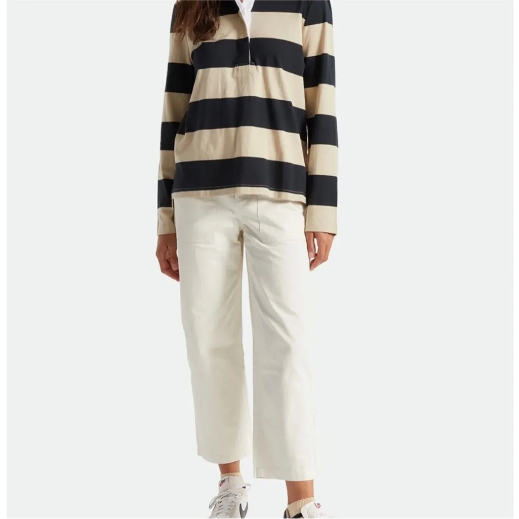 free people brixton vancouver pant in dove size 28 NWT White - Image 2